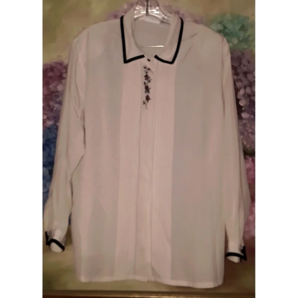 Kcoret Womens Button Up Blouse Size 18W - Picture 8 of 8